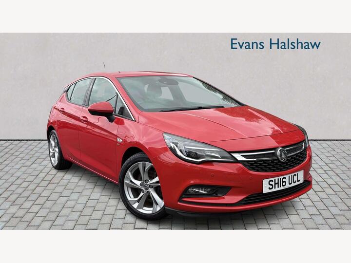 Vauxhall ASTRA HATCHBACK 1.6i Turbo SRi Euro 6 (s/s) 5dr