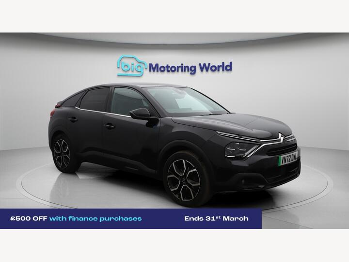Citroen E-C4 50kWh Shine Plus Auto 5dr (7.4kW Charger)