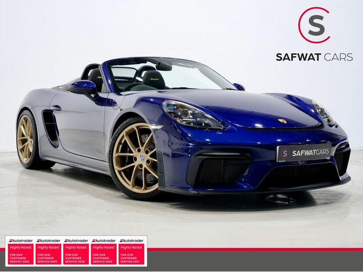 Porsche 718 Spyder 4.0 Spyder PDK Euro 6 (s/s) 2dr Porsche 718 Spyder 4.0 Spyder PDK Euro 6 (s/s) 2dr