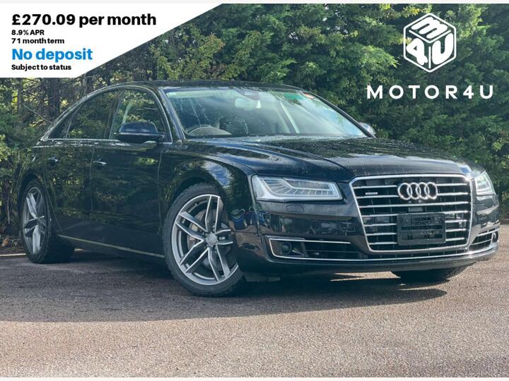 Audi A8 4.0 TFSI V8 SE Executive Tiptronic Quattro Euro 6 (s/s) 4dr LWB