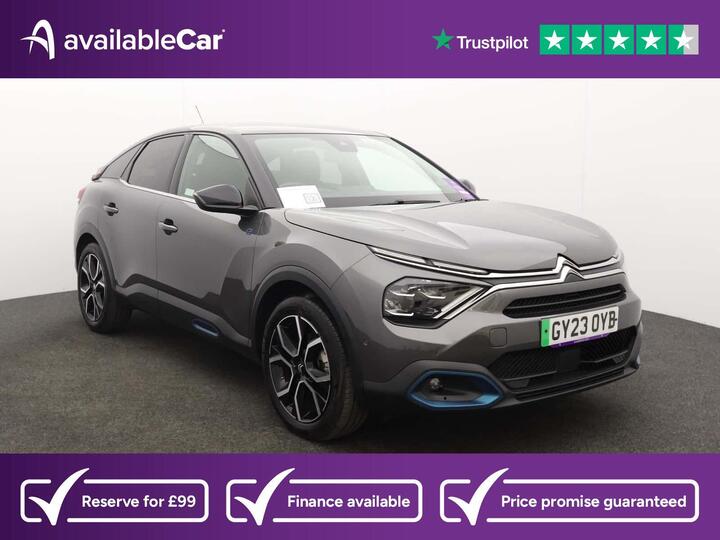 Citroen E-C4 50kWh Shine Plus Auto 5dr (7.4kW Charger) Citroen E-C4 50kWh Shine Plus Auto 5dr (7.4kW Charger)