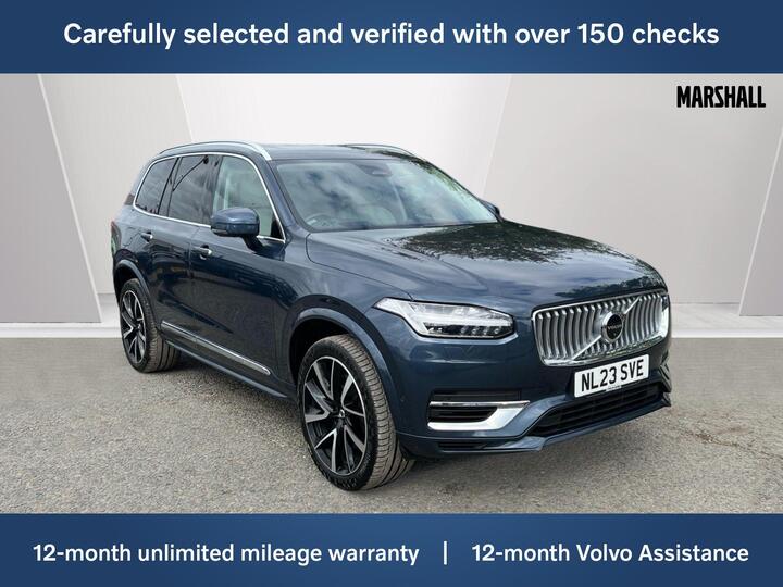 Volvo XC90 2.0h T8 Recharge 18.8kWh Ultimate Bright Auto 4WD Euro 6 (s/s) 5dr