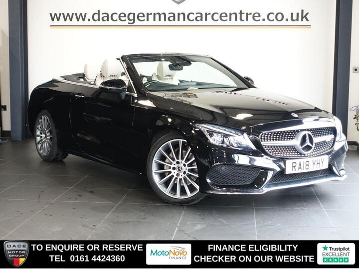 Mercedes-Benz C-CLASS 2.0 C200 AMG Line (Premium Plus) Cabriolet G-Tronic+ Euro 6 (s/s) 2dr