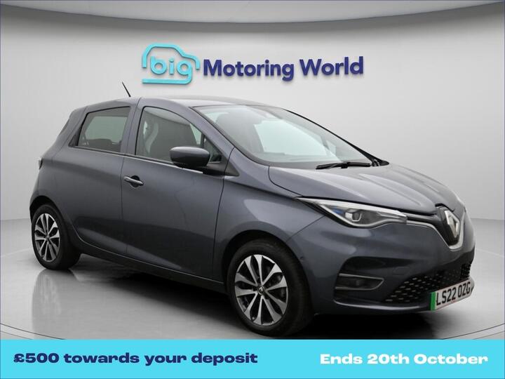 Renault Zoe R135 EV50 52kWh GT Edition Auto 5dr (Rapid Charge)