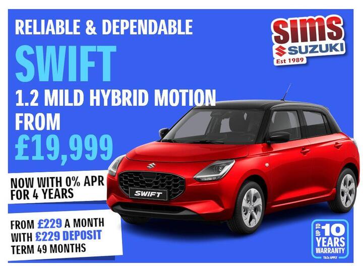 Suzuki Swift 1.2 MHEV Motion Euro 6 (s/s) 5dr