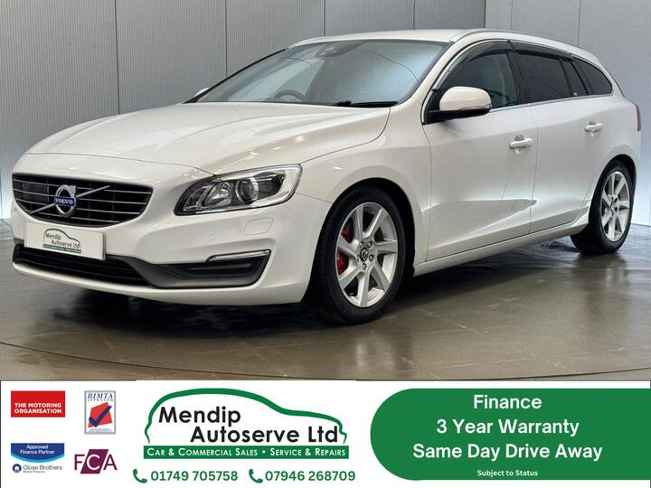 Volvo V60 2.0 T4 SE Lux Nav Estate 5dr Petrol Auto Euro 6 (s/s) (190 Ps)