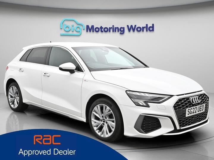 Audi A3 1.4 TFSIe 40 S Line Sportback S Tronic Euro 6 (s/s) 5dr 13kWh