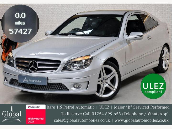 Mercedes-Benz CLC CLASS 1.6 CLC160 BlueEfficiency Sport Coupe Auto Euro 4 3dr