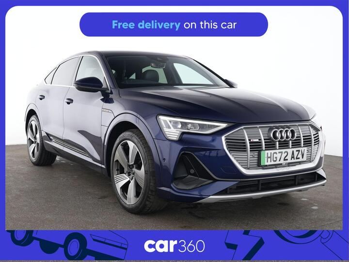 Audi E-tron 55 S Line Sportback Auto Quattro 5dr 95kWh (11kW Charger)