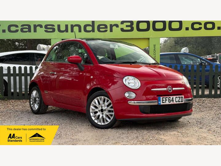 Fiat 500 1.2 Lounge Euro 6 (s/s) 3dr