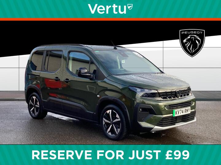 Peugeot Rifter 52kWh GT Standard MPV Auto 5dr (7.4kW Charger) Peugeot Rifter 52kWh GT Standard MPV Auto 5dr (7.4kW Charger)