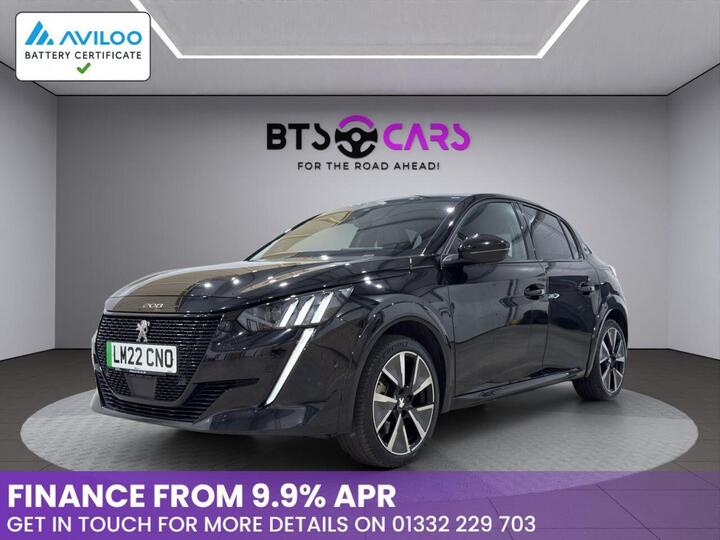 Peugeot E-208 50kWh GT Auto 5dr (7kW Charger)