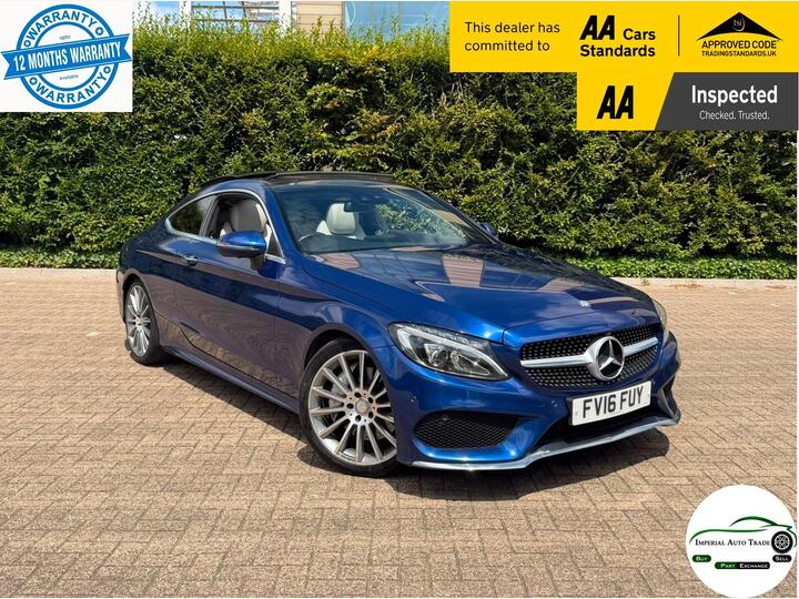 Mercedes-Benz C Class 2.0 C300 AMG Line (Premium Plus) 7G-Tronic+ Euro 6 (s/s) 2dr