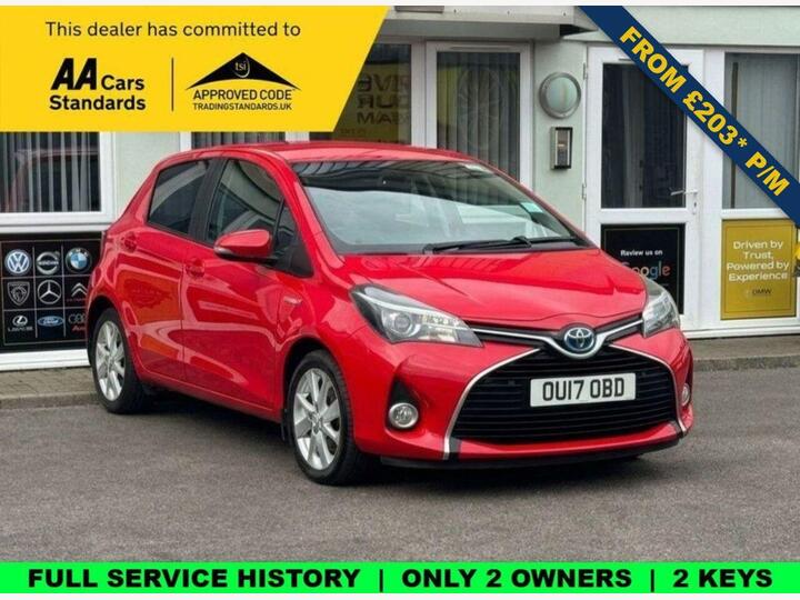 Toyota YARIS 1.5 VVT-h Excel E-CVT Euro 6 5dr (15in Alloy)