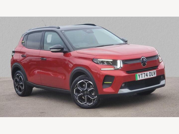 Citroen E-C3 ELECTRIC HATCHBACK Standard Range 44kWh MAX Auto 5dr (7.4kW Charger) Citroen E-C3 ELECTRIC HATCHBACK Standard Range 44kWh MAX Auto 5dr (7.4kW Charger)