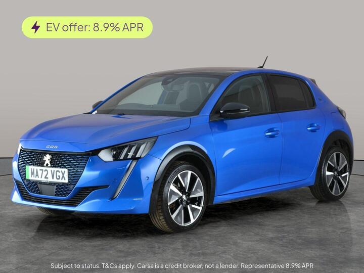 Peugeot E-208 50kWh GT Premium Auto 5dr (7kW Charger)