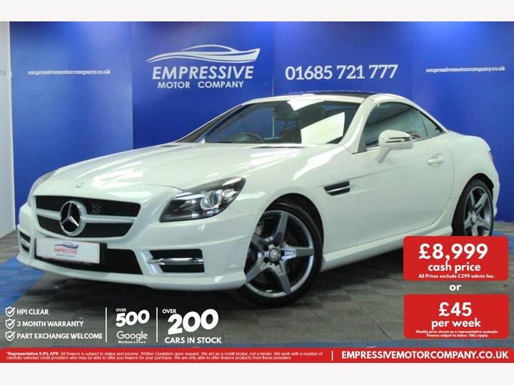 Mercedes-Benz SLK 2.1 SLK250 CDI BlueEfficiency AMG Sport G-Tronic+ Euro 5 (s/s) 2dr