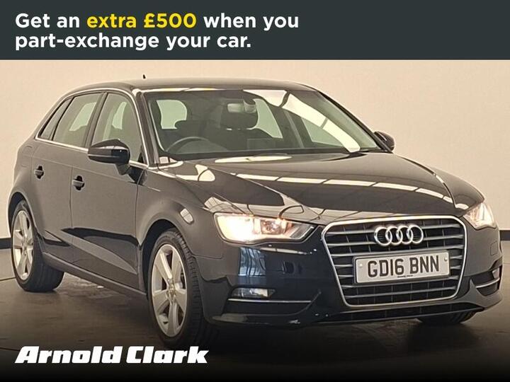 Audi A3 1.4 TFSI Sport Sportback S Tronic Euro 6 (s/s) 5dr (Nav)