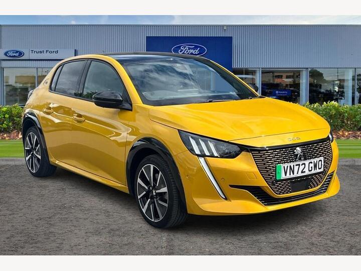 Peugeot 208 50kWh GT Auto 5dr (7kW Charger) Peugeot 208 50kWh GT Auto 5dr (7kW Charger)