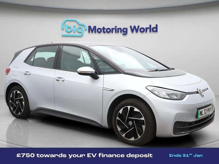 Volkswagen ID.3 Pure Performance 45kWh Life Auto 5dr