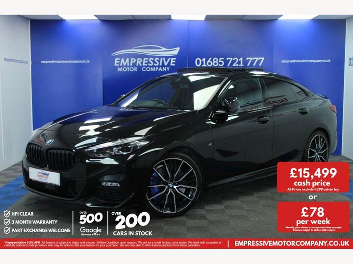 BMW 2 SERIES GRAN COUPE 1.5 218i M Sport DCT Euro 6 (s/s) 4dr