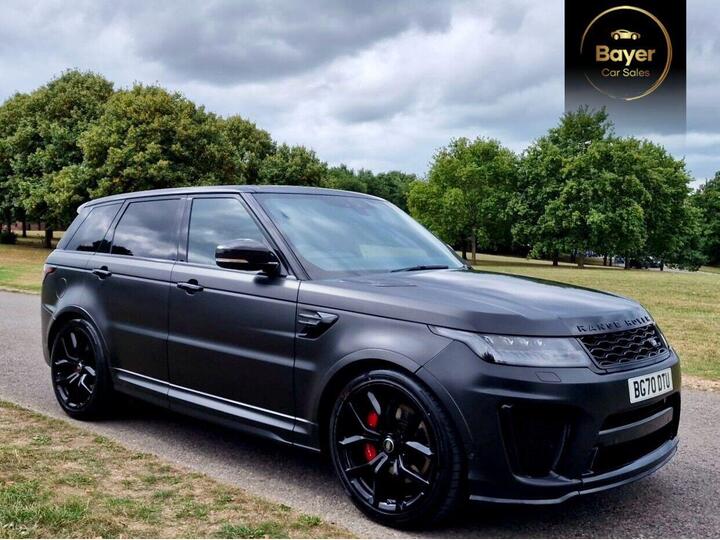 Land Rover RANGE ROVER SPORT 5.0 P575 V8 SVR Auto 4WD Euro 6 (s/s) 5dr Land Rover RANGE ROVER SPORT 5.0 P575 V8 SVR Auto 4WD Euro 6 (s/s) 5dr