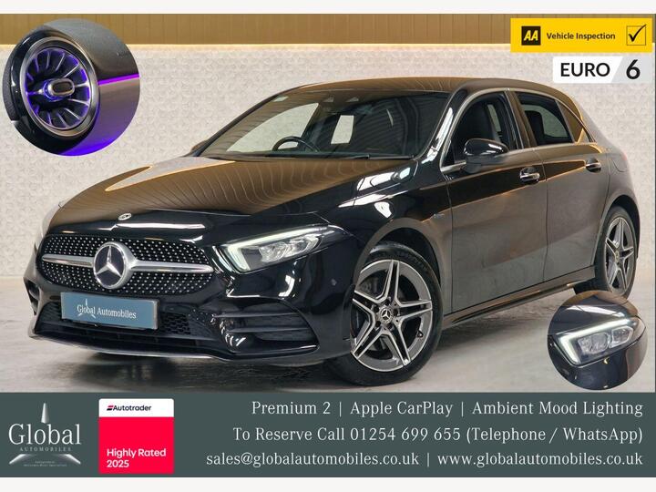 Mercedes-Benz A-CLASS 1.3 A250e 15.6kWh AMG Line (Premium 2) 8G-DCT Euro 6 (s/s) 5dr