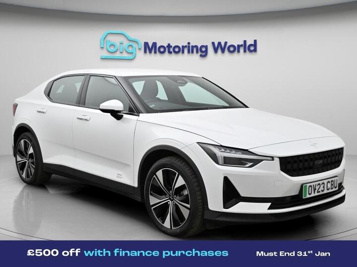 Polestar Polestar 2 Single Motor 69kWh Standard Range Fastback Auto FWD 5dr