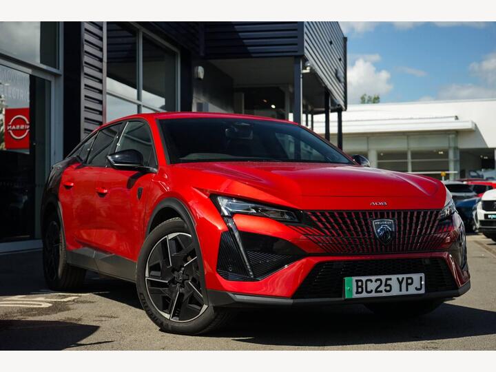 Peugeot E-408 58kWh GT Fastback Auto 5dr Peugeot E-408 58kWh GT Fastback Auto 5dr