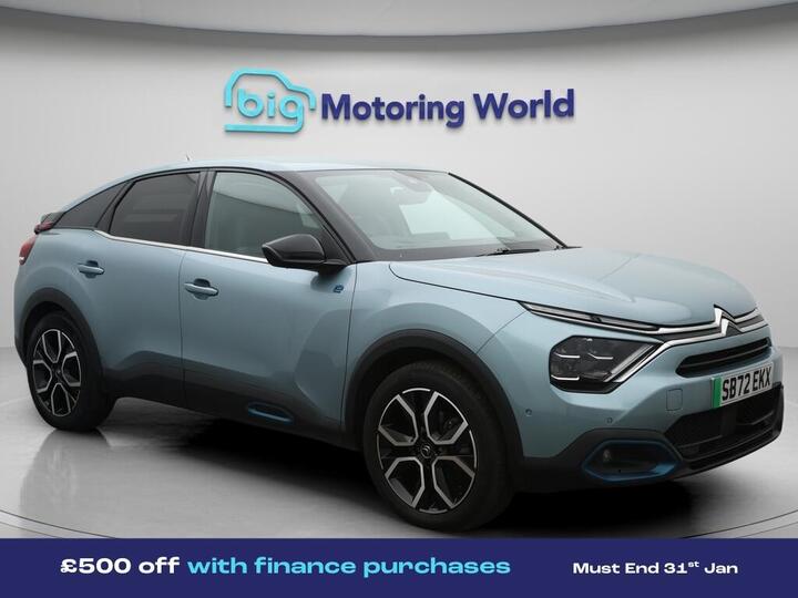 Citroen E-C4 50kWh Shine Plus Auto 5dr (7.4kW Charger)