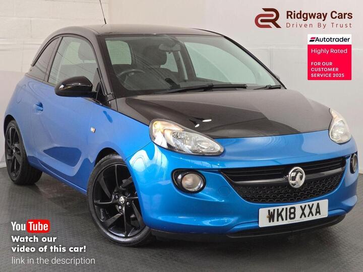 Vauxhall ADAM 1.2i ENERGISED Black Jack Euro 6 3dr