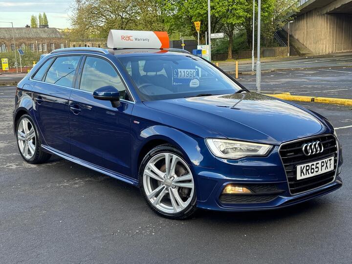 Audi A3 2.0 TDI S Line Sportback S Tronic Quattro Euro 6 (s/s) 5dr (Nav)