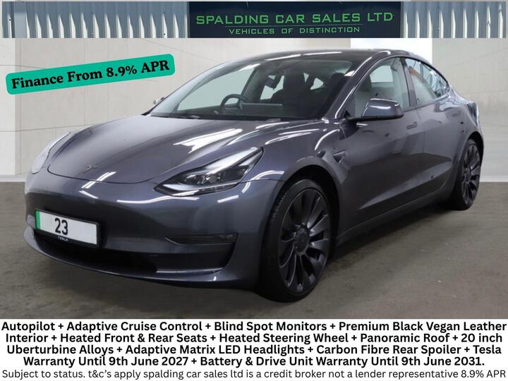 Tesla Model 3 (Dual Motor) Performance Auto 4WDE 4dr (Performance Upgrade)