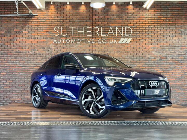 Audi E-TRON 55 Black Edition Sportback Auto Quattro 5dr 95kWh (11kW Charger)