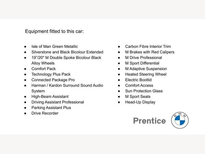 BMW M4 Competition 3.0 BiTurbo Competition Steptronic M XDrive Euro 6 (s/s) 2dr