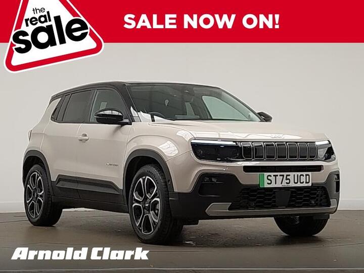 Jeep Avenger 54kWh E-Summit Auto 5dr Jeep Avenger 54kWh E-Summit Auto 5dr