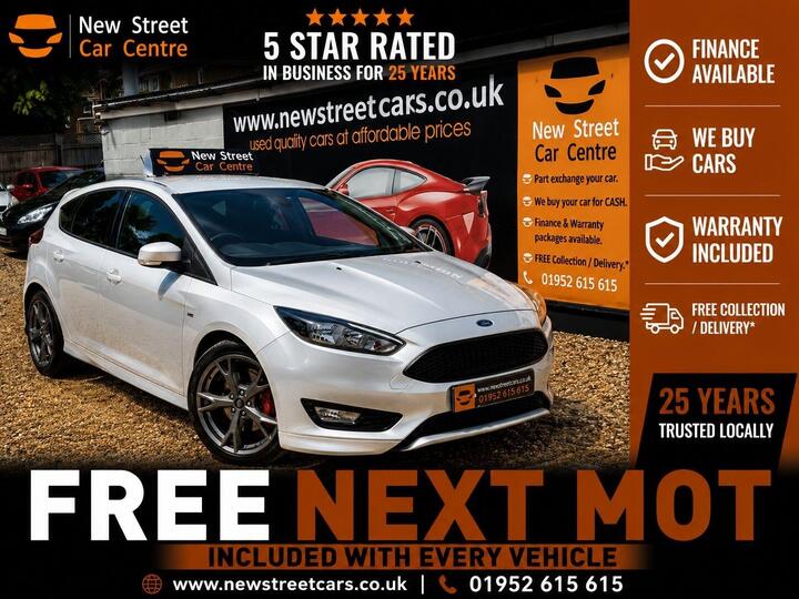 Ford Focus 1.0T EcoBoost ST-Line X Euro 6 (s/s) 5dr