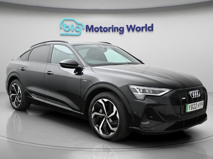 Audi E-tron 55 Black Edition Sportback Auto Quattro 5dr 95kWh (11kW Charger)