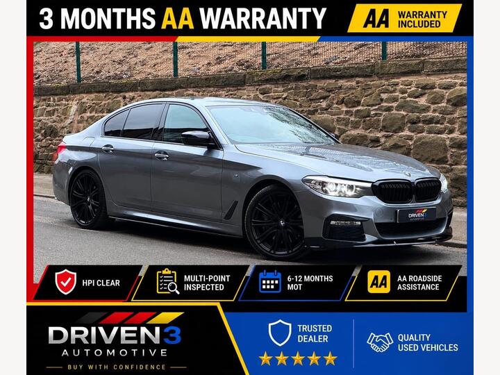 BMW 5 Series 3.0 540i M Sport Auto XDrive Euro 6 (s/s) 4dr