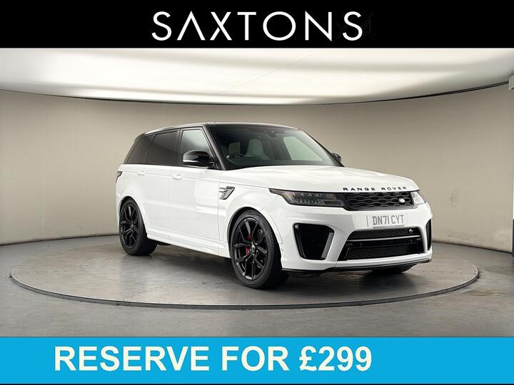 Land Rover Range Rover Sport 5.0 P575 V8 SVR Auto 4WD Euro 6 (s/s) 5dr Land Rover Range Rover Sport 5.0 P575 V8 SVR Auto 4WD Euro 6 (s/s) 5dr