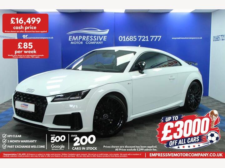 Audi TT 2.0 TFSI 40 Black Edition S Tronic Euro 6 (s/s) 3dr