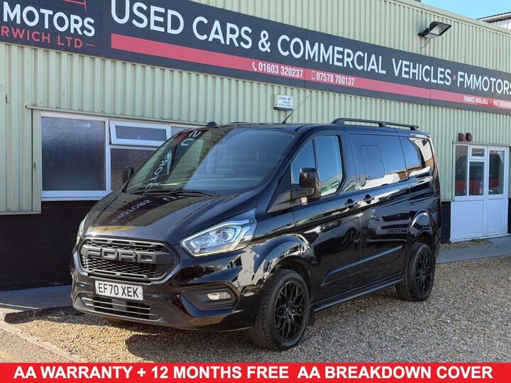 Ford TRANSIT CUSTOM 2.0 320 EcoBlue Limited Crew Van Auto L1 H1 Euro 6 (s/s) 5dr (6 Seat)