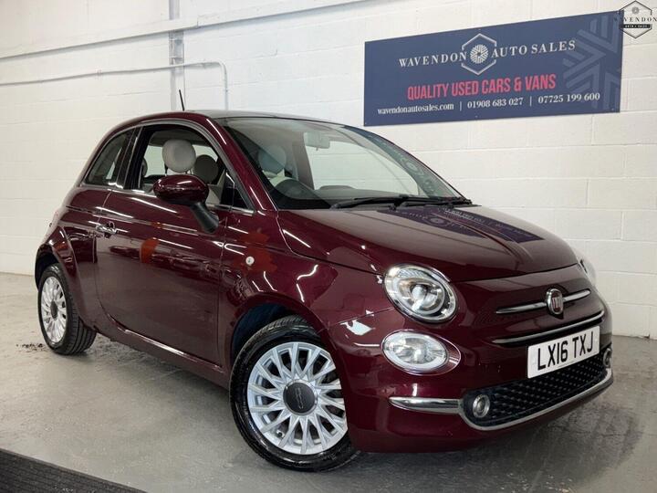 Fiat 500 1.2 Lounge Euro 6 (s/s) 3dr