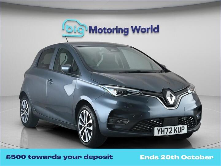 Renault Zoe R135 EV50 52kWh GT Line + Auto 5dr (Rapid Charge)