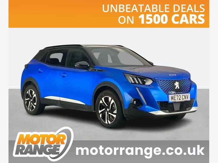 Peugeot 2008 50kWh GT Auto 5dr (7kW Charger)