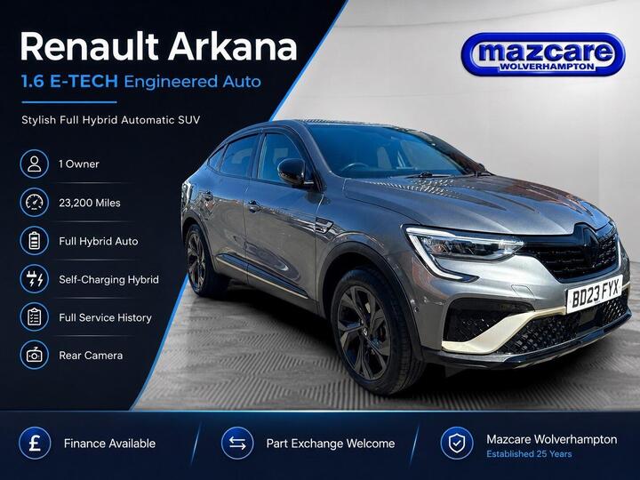 Renault Arkana 1.6 E-TECH E-Tech Engineered Auto 2WD Euro 6 (s/s) 5dr