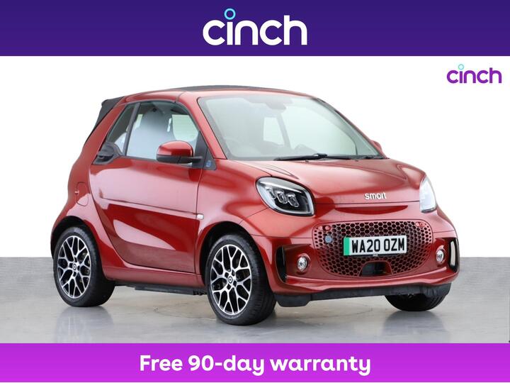 Smart Fortwo Cabrio 17.6kWh Prime Exclusive Cabriolet Auto 2dr (22kW Charger) Smart Fortwo Cabrio 17.6kWh Prime Exclusive Cabriolet Auto 2dr (22kW Charger)
