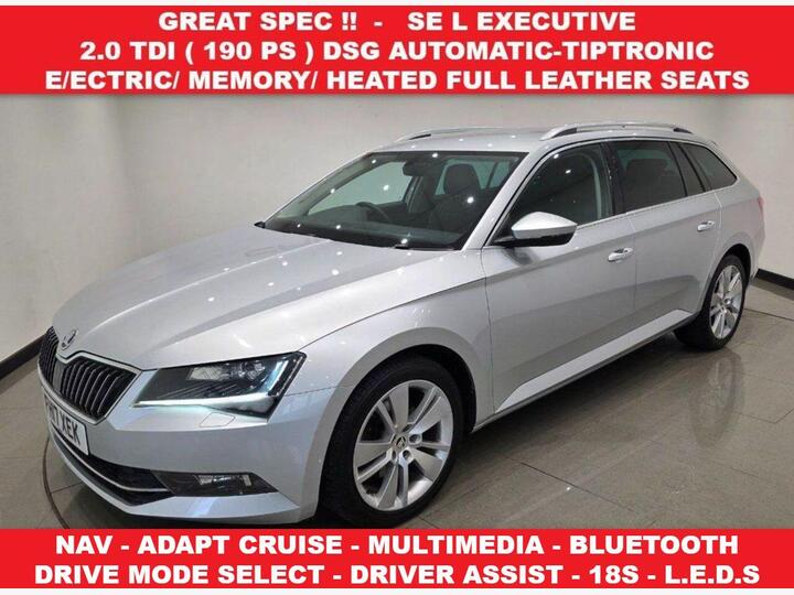 Skoda SUPERB 2.0 TDI SE L Executive DSG Euro 6 (s/s) 5dr Skoda SUPERB 2.0 TDI SE L Executive DSG Euro 6 (s/s) 5dr