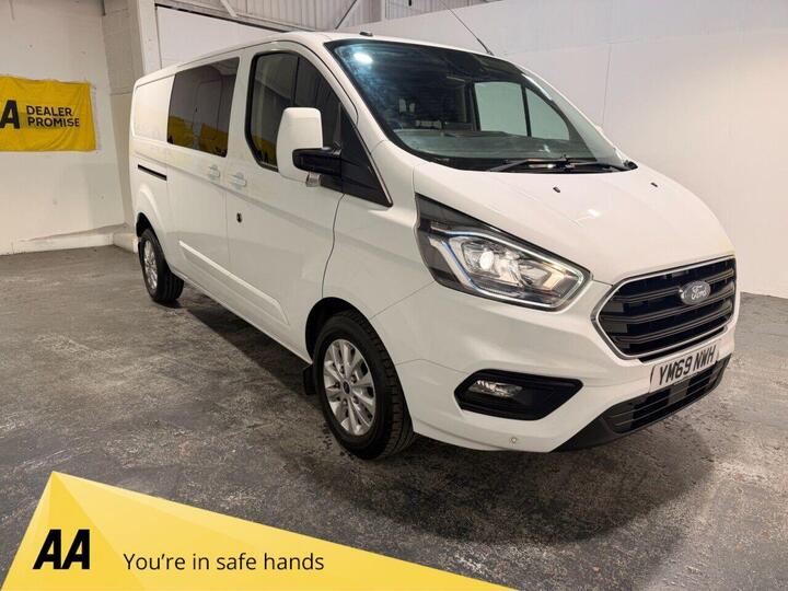 Ford TRANSIT CUSTOM 2.0 320 EcoBlue Limited Crew Van L2 H1 Euro 6 5dr (6 Seat) Ford TRANSIT CUSTOM 2.0 320 EcoBlue Limited Crew Van L2 H1 Euro 6 5dr (6 Seat)
