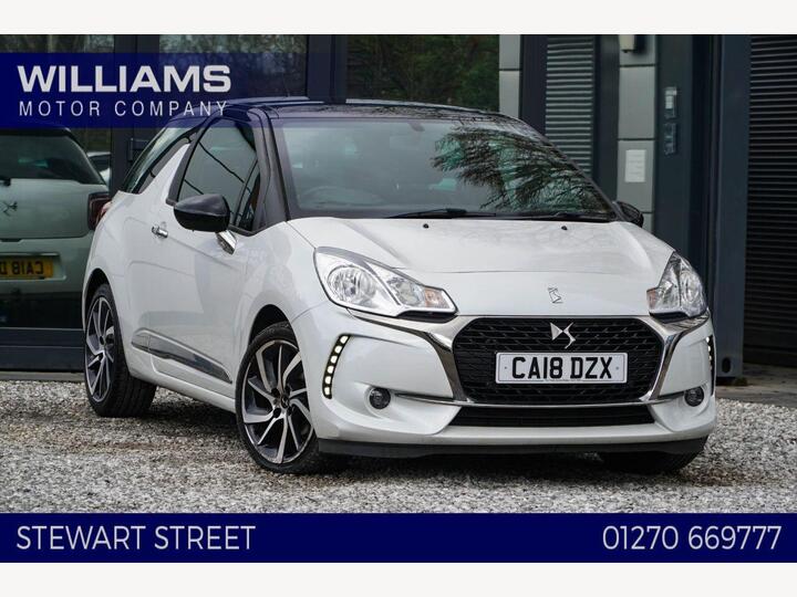 DS AUTOMOBILES DS 3 1.6 BlueHDi Connected Chic Euro 6 (s/s) 3dr DS AUTOMOBILES DS 3 1.6 BlueHDi Connected Chic Euro 6 (s/s) 3dr